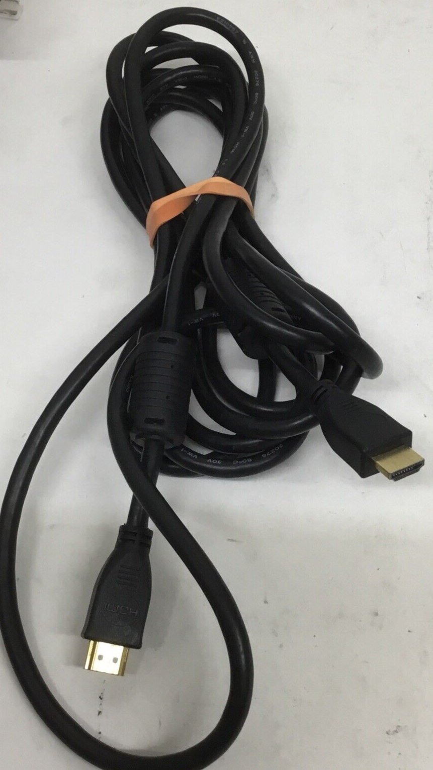 15FT Black HDMI Cable 28AWG with Ferrite Cores 4K HD TV PC-image