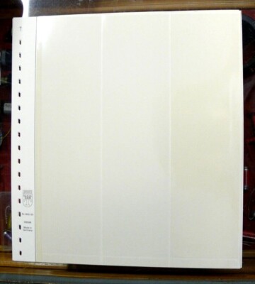 PHILATELIE LINDNER : LOT DE 3 FEUILLES T Référence 802 121 - OCCASION ...