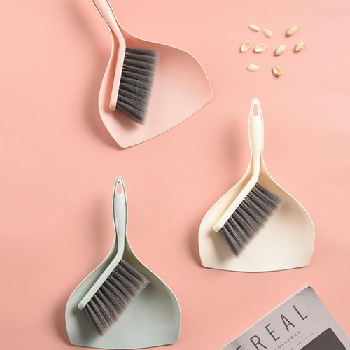 Small Broom and Dustpan Set,Mini Handheld Dust pan with Cleaning Brush Combo