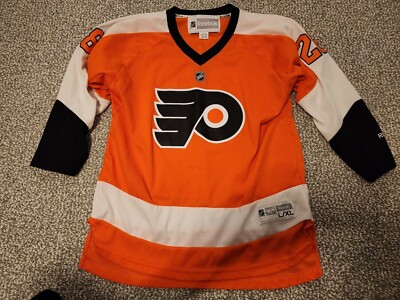Reebok Philadelphia Flyers Claude Giroux Jersey Youth Size L/XL NHL Hockey 