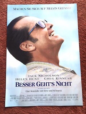Besser gehts nicht Kinoplakat Poster A1, Jack Nicholson, Helen Hunt, Kinnear