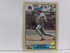 1987  Topps Danny Tartabull All-Star Rookie Gold Cup Trophy  #476