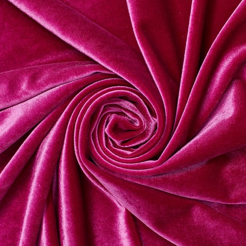 Stretch Velvet Polyester Spandex Heavyweight 60/61 Inch Fabric By The Yard - Picture 82 of 99
