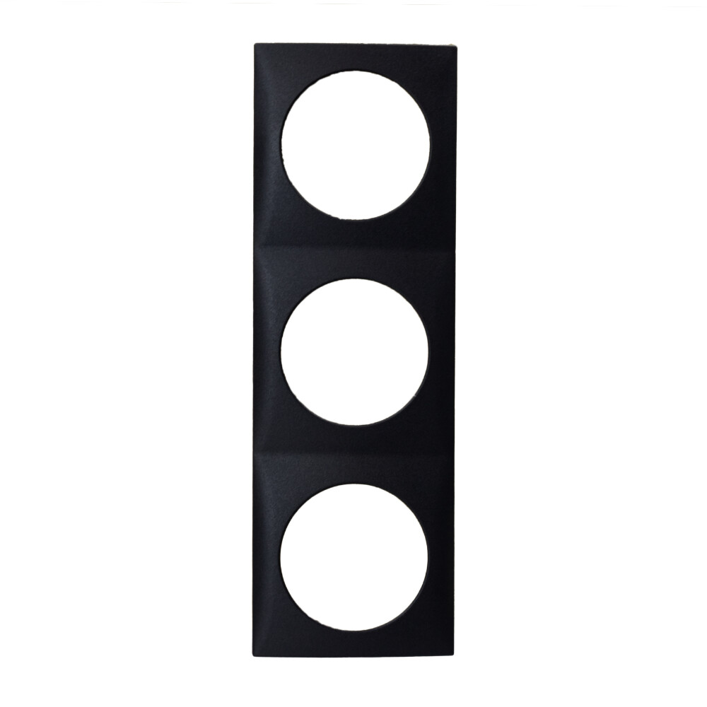 Berker 'Flow Design' Triple Frame in Anthracite W4 21248A