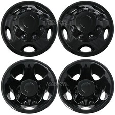 4 Black 2011-2026 Silverado 3500 17 Dually Wheel Simulators Dual Rim Liners 4 Black 2011-2026 Silverado 3500 17 Dually Wheel Simulators Dual Rim Liners