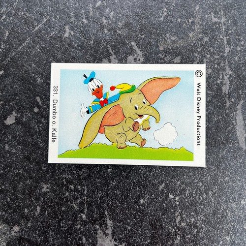 1973-76 Swedish Disneybilder numrerade #331 Donald Duck and Dumbo