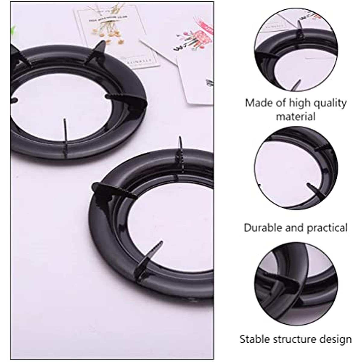 Wok Ring for Gas Stove,Cooktop Pan Support Stand,Wok Rack Burner Grate