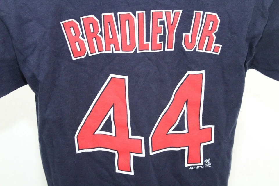 Camiseta Majestic Boston Red Sox Jackie Bradley Jr. #44 MLB Talla Juvenil Grande Foto 4 de 4