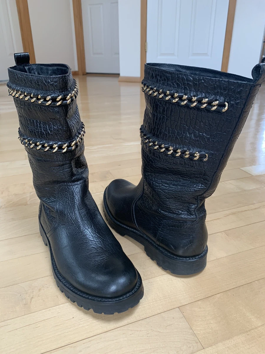 Tory burch mid calf boots sale