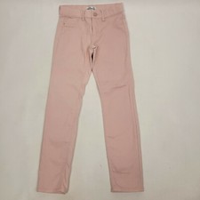 Jordache Girls Jeans 10 Pink Skinny Denim Pants Stretch Adjustable Waist