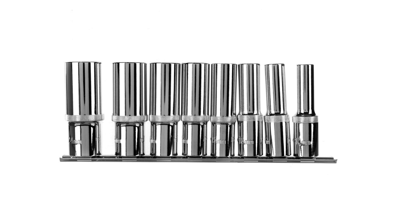 Spline sockets 1/2 inch long set of 8 pieces 08-650 /T2UK