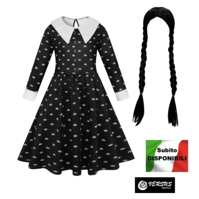 Ähnlich Mittwoch, Kleid Karneval Mädchen Cosplay Kostüm Kleid MITTWOCH01B SD