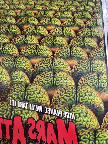 Double Sided Original Movie Posters ~ MARS ATTACKS - Tim Burton - Picture 6 of 6