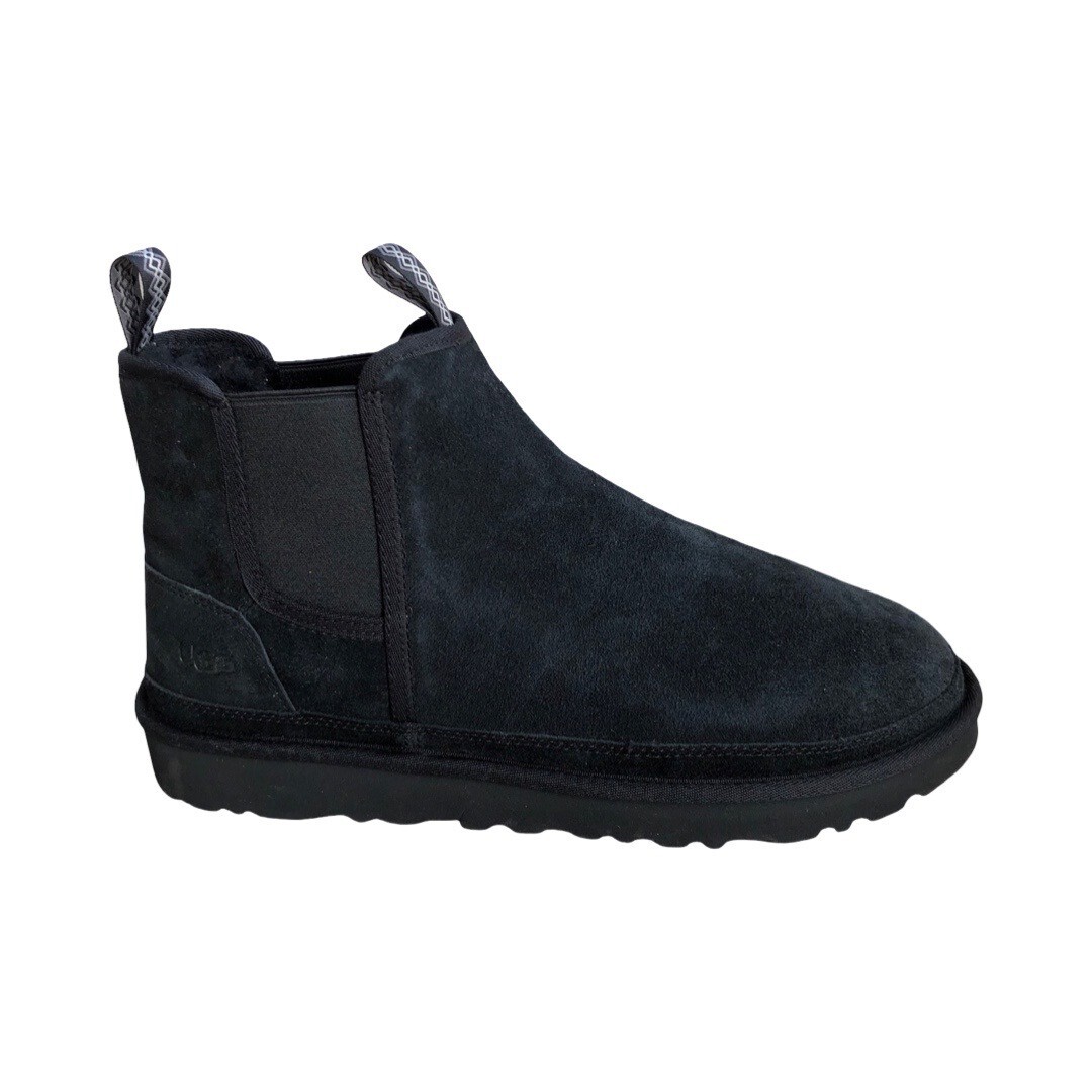 Botas sin cordones UGG Neumel Chelsea negras de gamuza 1121644 para hombre