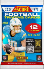 2024 Panini Score Football Retail Box Pack Factory Sealed Pack 12 Cards - RC?