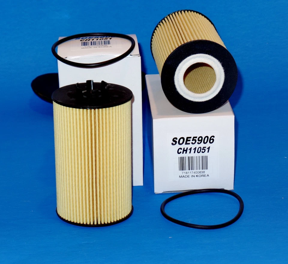 批量 4 件 - SOE5906 发动机机油过滤器 带垫片 适合:梅赛德斯-奔驰 63 AMG — 第 2/3 张图片