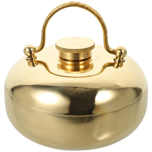 Set of 4 Hand Warmer Copper Pot Miss Child Heated Warmers Hot Water Stove - Picture 11 of 12