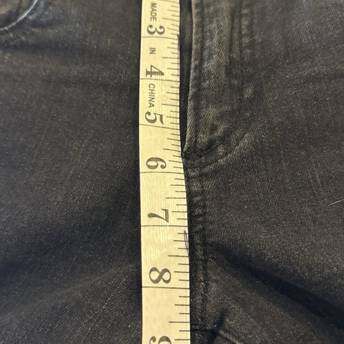 Gap Black Wash Stretch Skinny Jeans Adjustable Waist Girl’s Size 14 - Picture 9 of 9