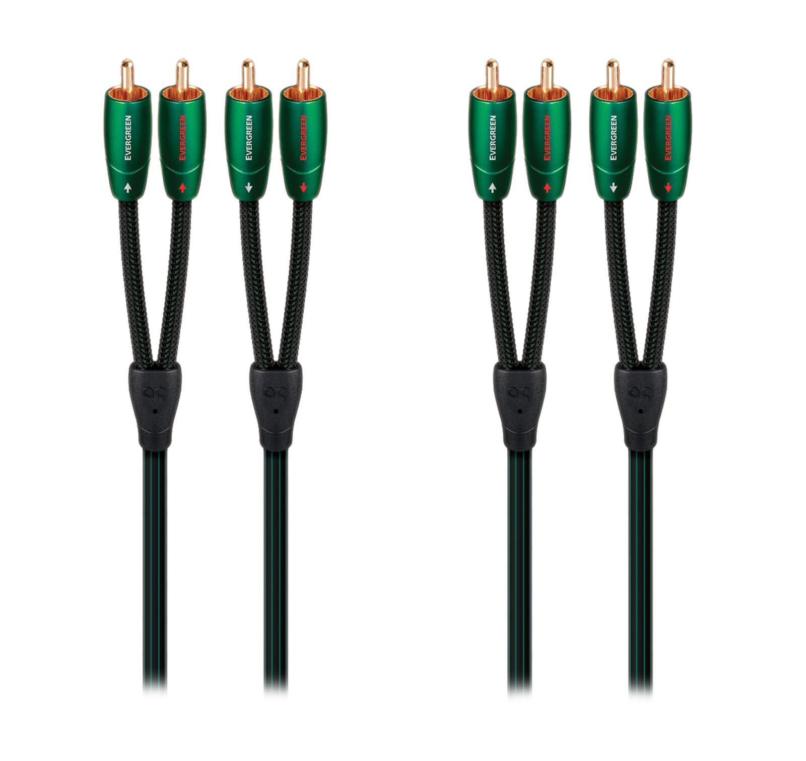 Кабель AudioQuest Evergreen длиной 2 м 656 футов RCA-RCA 2 комплекта 38590₽