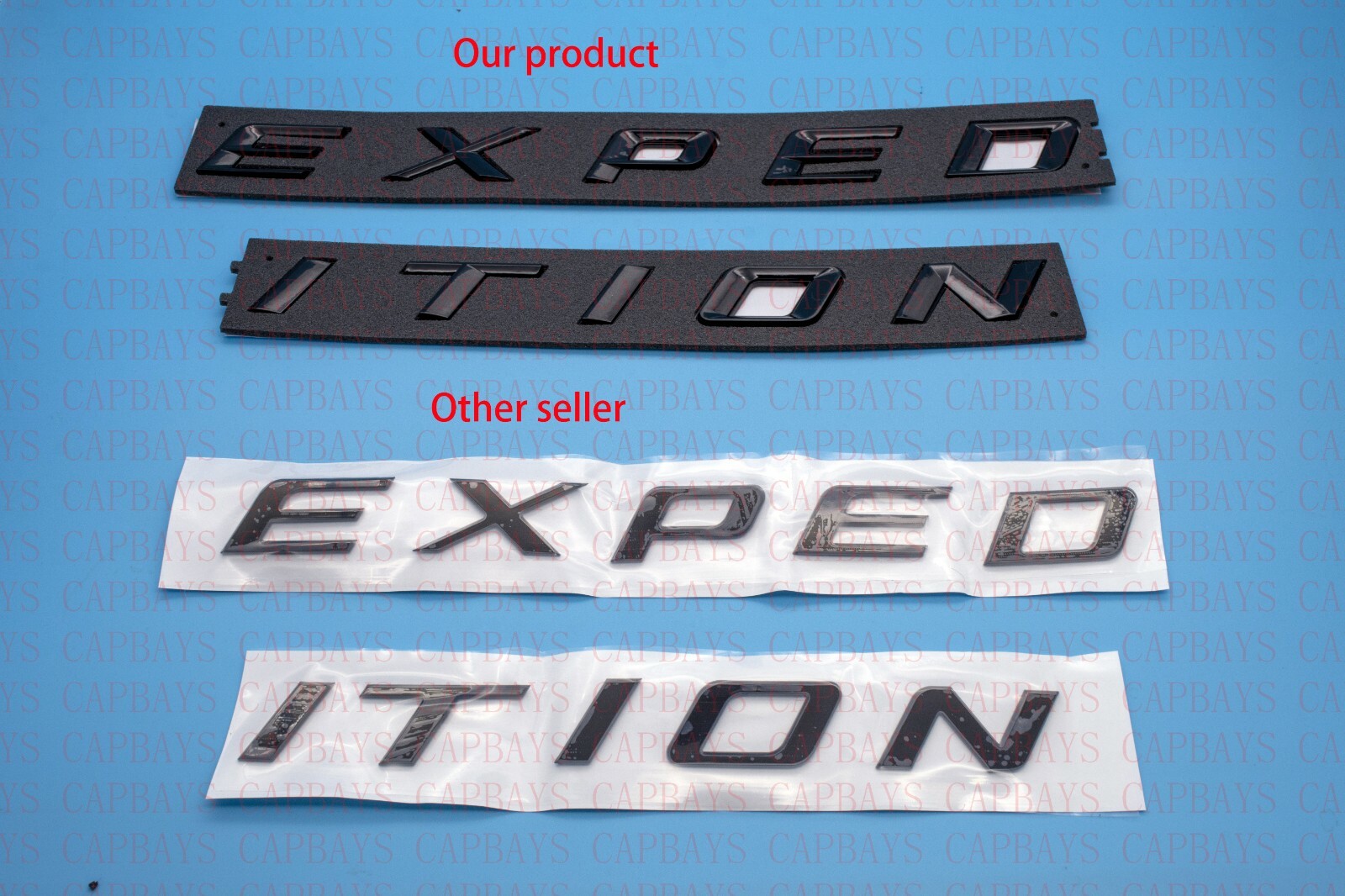 Ford Excursion Lettering 2018-2022 Ford Expedition Chrome Front Hood EXPEDITION Letters Emblem FIT