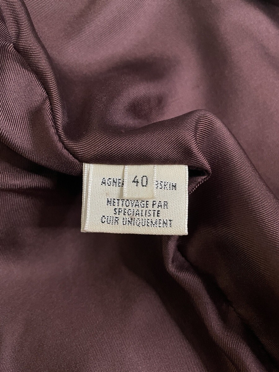 HERMÈS Martin Margiela Hermes Paris 2002 Red Lambskin Leather