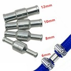6-12mm Inline Way Non-return Check Valve Auminium Fuel Water Gas Air-Vacuum New