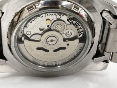 Seiko 5 Sports Men's Black Watch - SNZF17J1 Made in Japan Sea