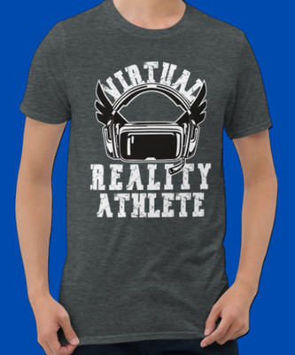 Virtual Reality Athlete Funny VR Gamer Headset Vintage Retro Unisex T-Shirt
