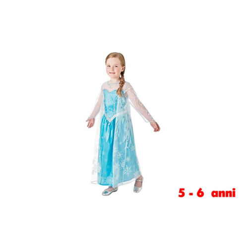 GIOCATTOLI Disney Princess Costume Elsa Deluxe 5-6 anni - Afbeelding 1 van 2