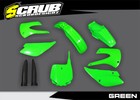 Plastics KX85 KX100 2001 - 2013 SCRUB Kawasaki Green KX 85 100  (NOT Neon)