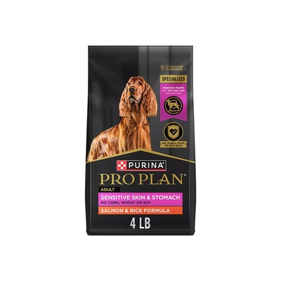 Purina Pro Plan Sensitive Skin & Stomach Small Bread Dog Food Salman Rice 4lb
