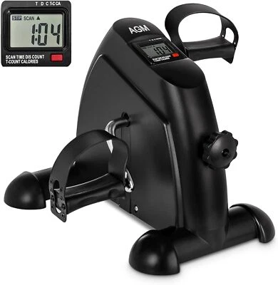 AGM Mini entrenador en casa bicicleta debajo de la mesa entrenador de pedales bicicleta de pie entrenador de pedales de pierna