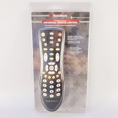 Radio Shack Universal Remote Control TV DVD Set Top Box 15-302