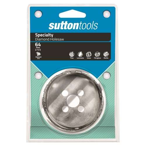 Sutton Tools DIAMOND GRIT HOLESAW Cut 