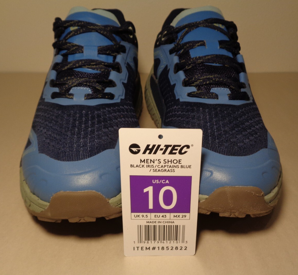 Hi-Tec Size 10 M / CATALINA / Blue / Trail Athletic Sneakers / New Men's Shoes