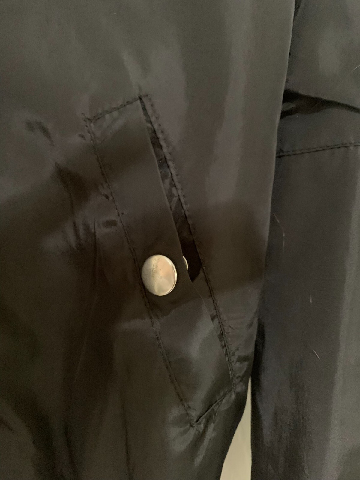 Ambiance Black Basic Minimalist Full Zip Womens B… - image 4