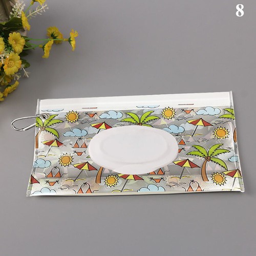 Baby Wet Wipes Bag Pouch Tissue Box Buckle Wipes Container Case Portable Outdoor - Picture 21 of 21