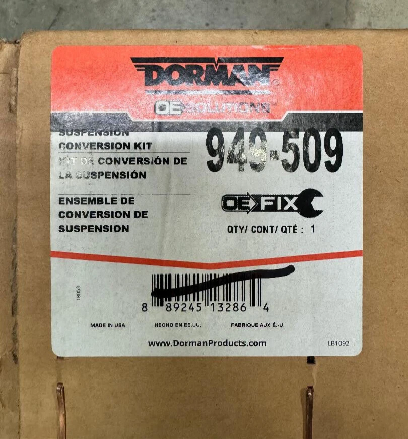 DORMAN OE SOLUTIONS COIL SPRING CONVERSION 949-509 FITS 07-13 FULLSIZE GM SUVS - Image 2 of 4