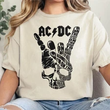 AC/DC Graphic Tee, New with Tags, Size L, Rock and Roll, 80's Music, Rock,