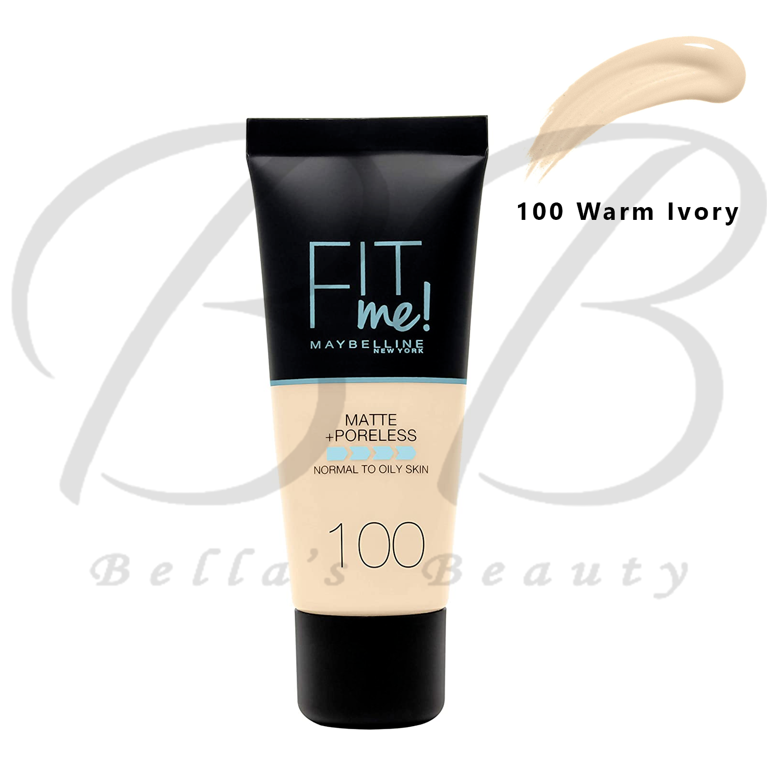 MAYBELLINE FIT ME MATTE FONDOTINTA LIQUIDO 100 Warm Ivory - 30ML
