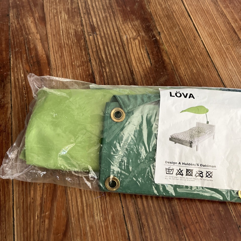 IKEA LOVA Green Leaf Children’s Kids Bed Canopy Tent Decor Nursery