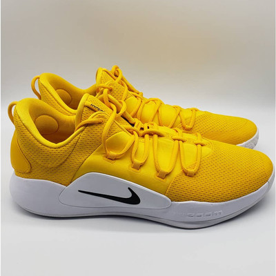 Nike Hyperdunk X TB Low Basketball Shoes Yellow White AT3867-700 Men Size 17 