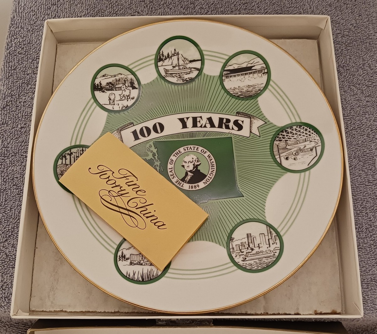 工芸品 100th anniversary of Christmas plate 100th anniversary of Christmas plate