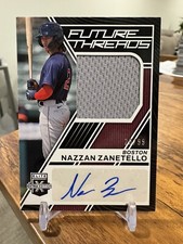 2023 Panini Elite Extra NAZZAN ZANETELLO RC PATCH AUTO #/99 Future Threads 🔥📈