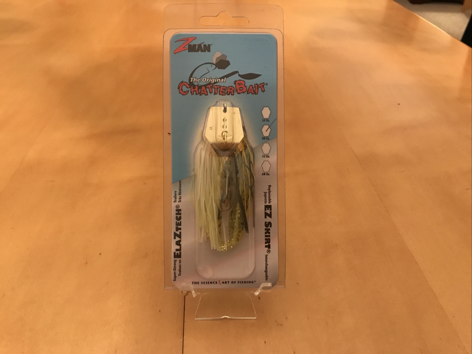 Z Man Chatterbait Bladed Swim Jig 3/8 oz Chartreuse Sexy Shad CB38-64 - Image 5