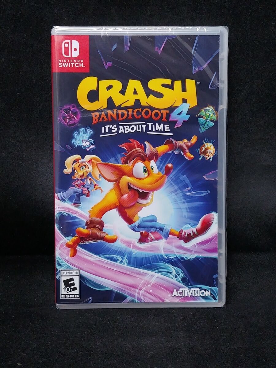 Jogo Crash Bandicoot 4: Its About Time - Nintendo Switch midia fisica,  novo,original e lacrado de fabrica.