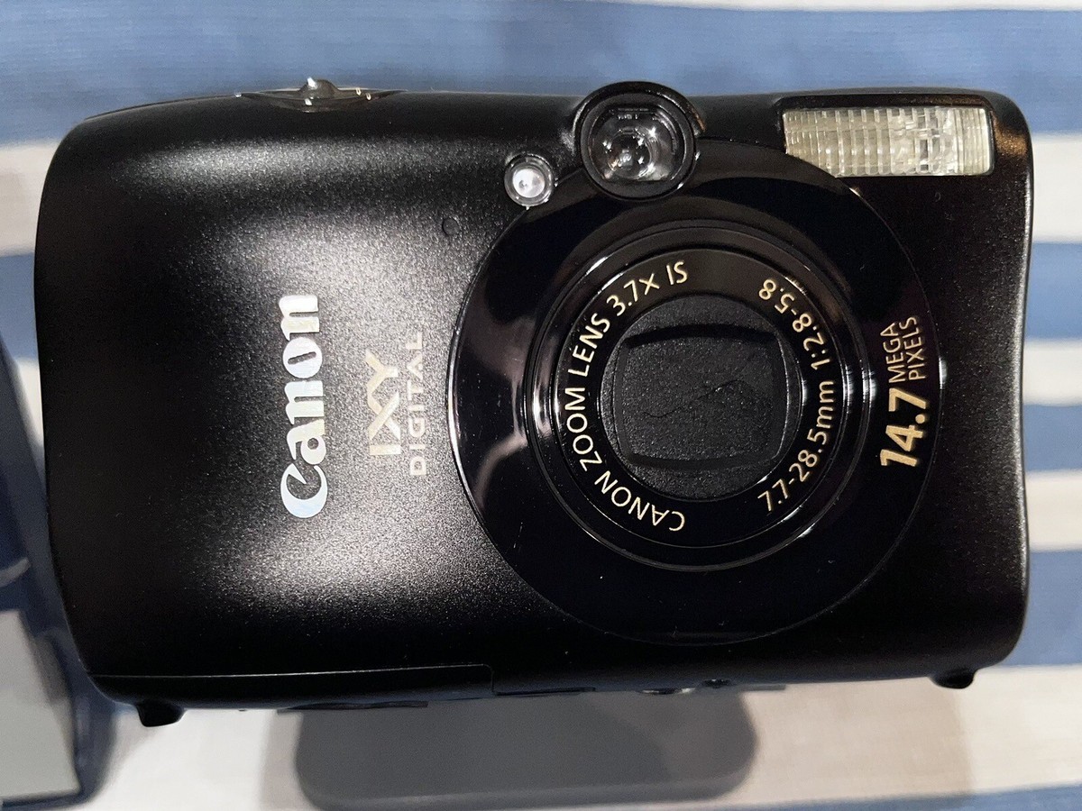 Canon IXY DIGITAL 3000 IS Black,14.7MP,3.7x,f/2.8,2.5in from Japan Canon USED Canon IXY DIGITAL 3000 IS Black,14.7MP,3.7x,f/2.8,2.5in from Japan Canon USED