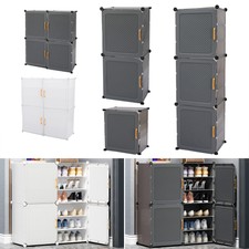 Shoe Cabinet Rack Storage Unit Door Cupboard Footwear Stand Hallway Shoe Storage