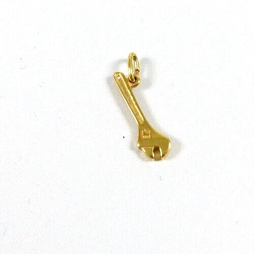 Handwerker Schraubenschlüssel Anhänger aus 375 Gold - Bild 1 von 3