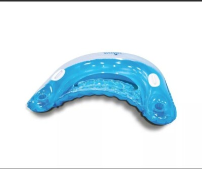 NEW Aqua Leisure Pool Chair Sit 'n Sun Inflatable Drink Holder Backrest